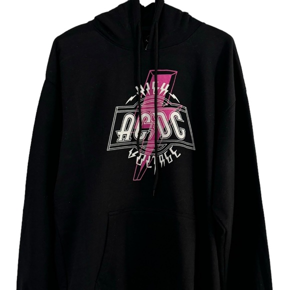 Rue21 Other - Rue21 Hoodie Black Cotton Fleece Unisex Men's Size Sweatshirt 0008411 0001